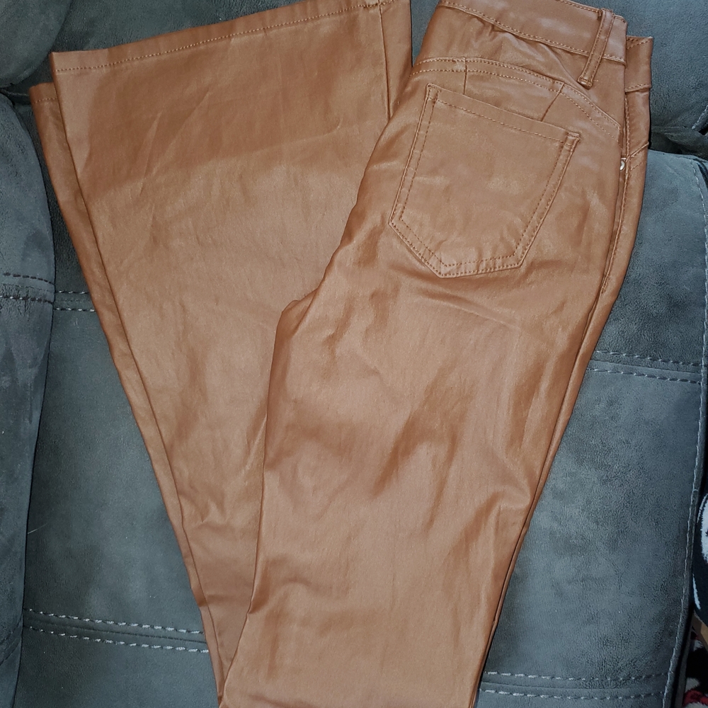 SHEIN Brown Flare Pants
